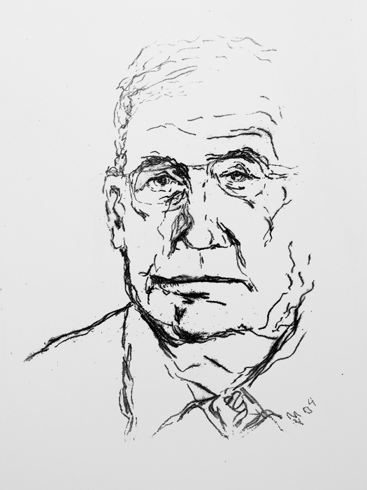 man on the train
